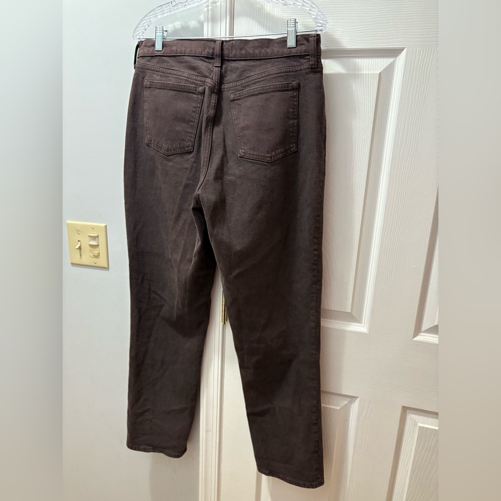 Abercrombie & Fitch Brown Straight-Leg Women’s Jeans - Picture 4 of 6
